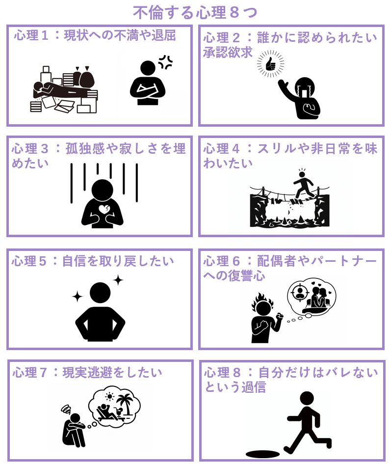 不倫する心理８つ