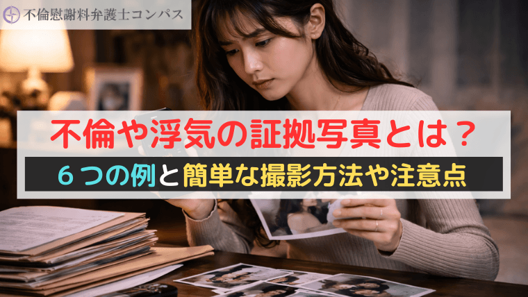 不倫や浮気の証拠写真とは？６つの例と簡単な撮影方法や注意点