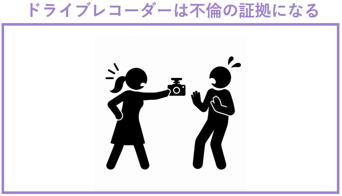 ドライブレコーダーは不倫の証拠になる