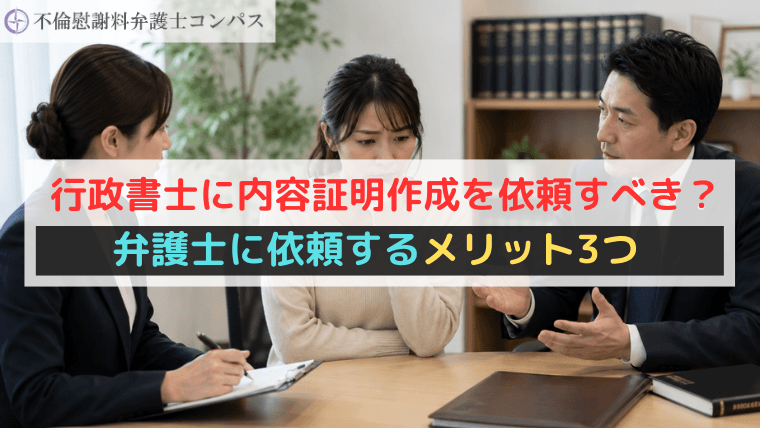 行政書士に内容証明作成を依頼すべき？弁護士に依頼するメリット3つ
