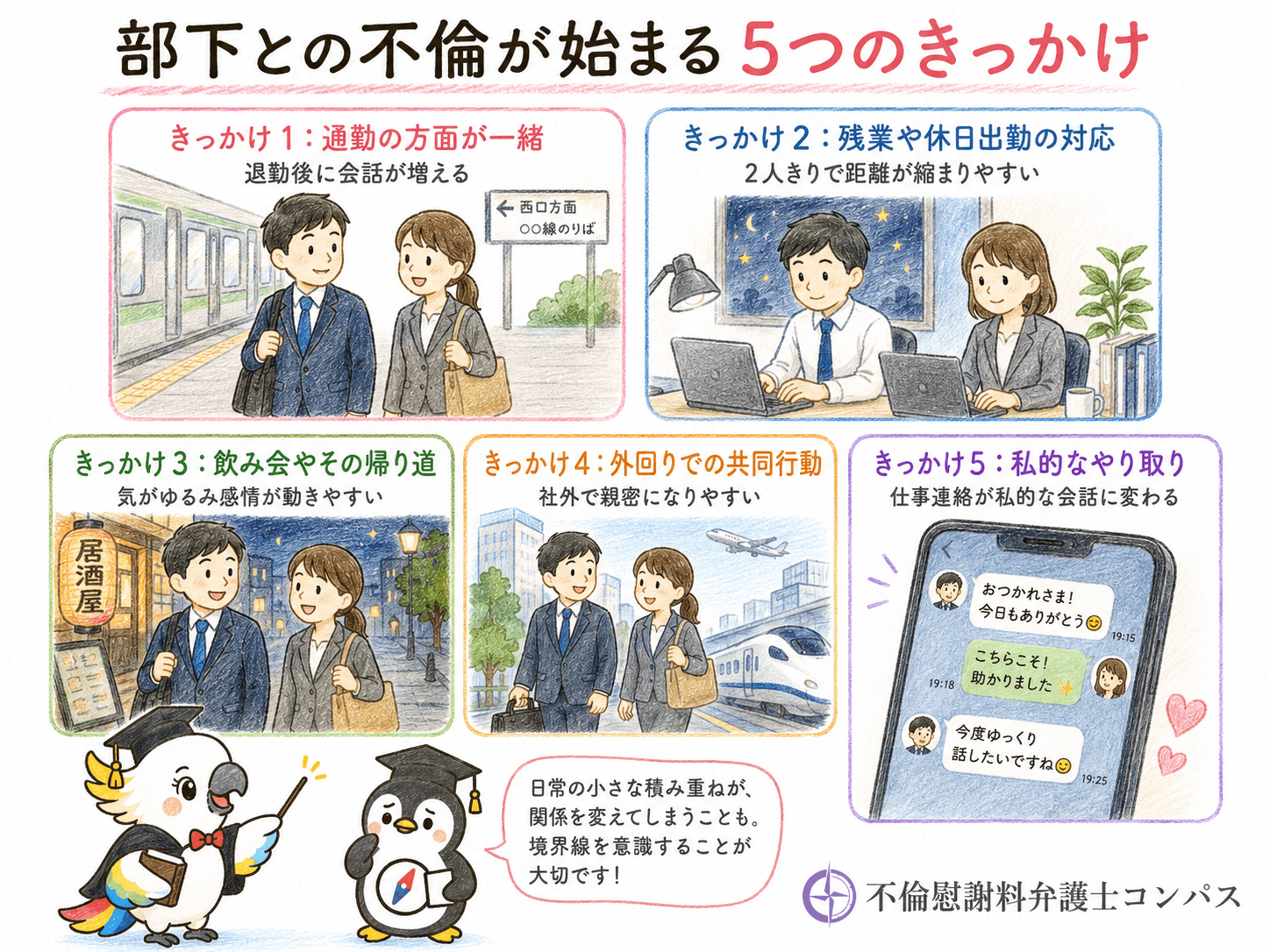 ２章 部下と不倫が始まるきっかけ５つ
