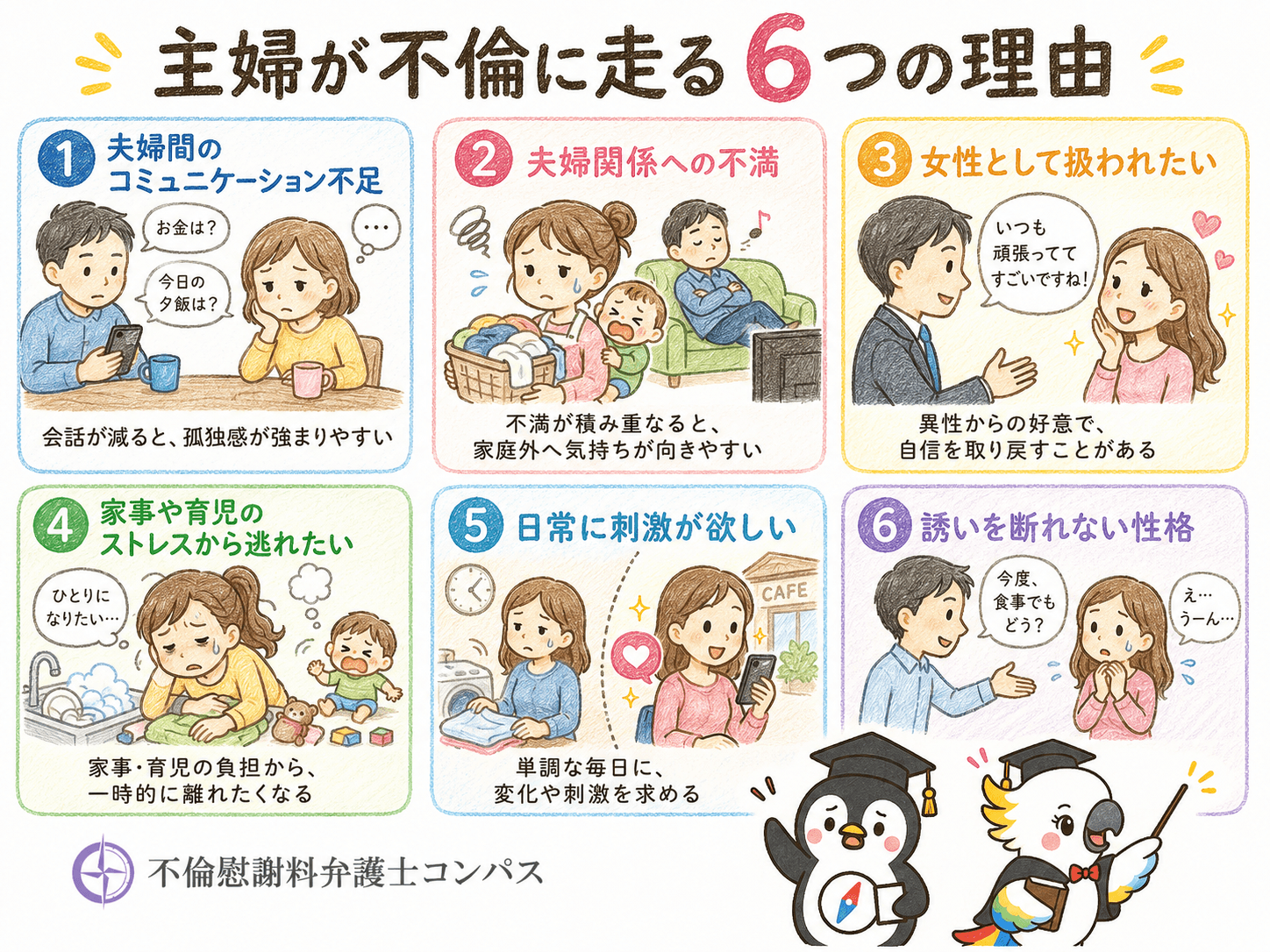 ２章　主婦が不倫に走る理由６つ