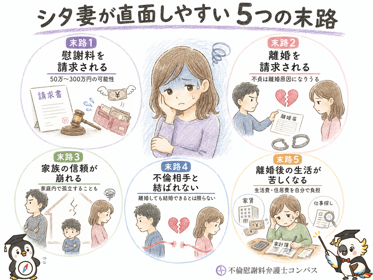 ４章　シタ妻が直面する悲惨な末路５つ