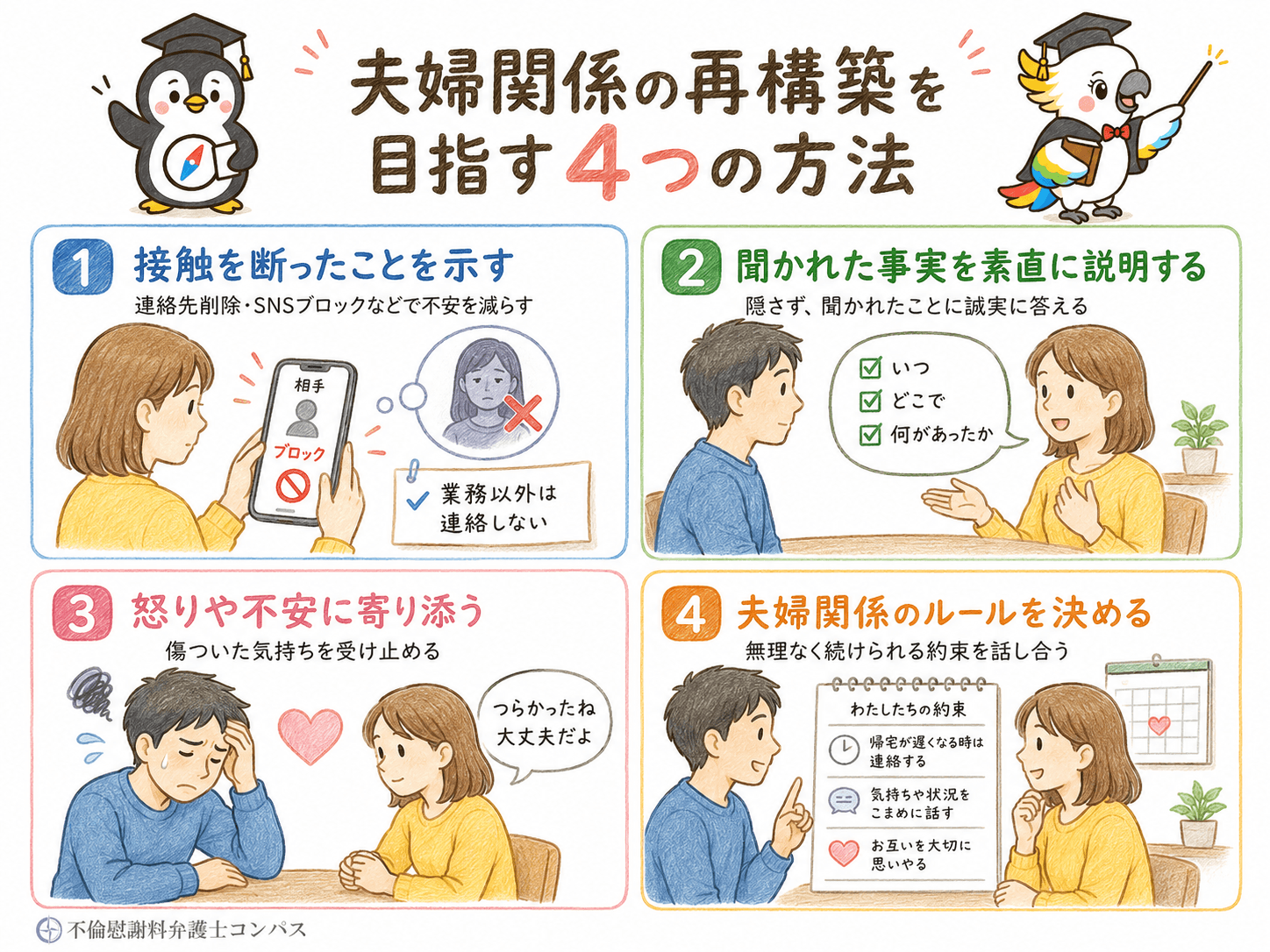 ７章　シタ妻が夫婦関係の再構築を目指す方法４つ