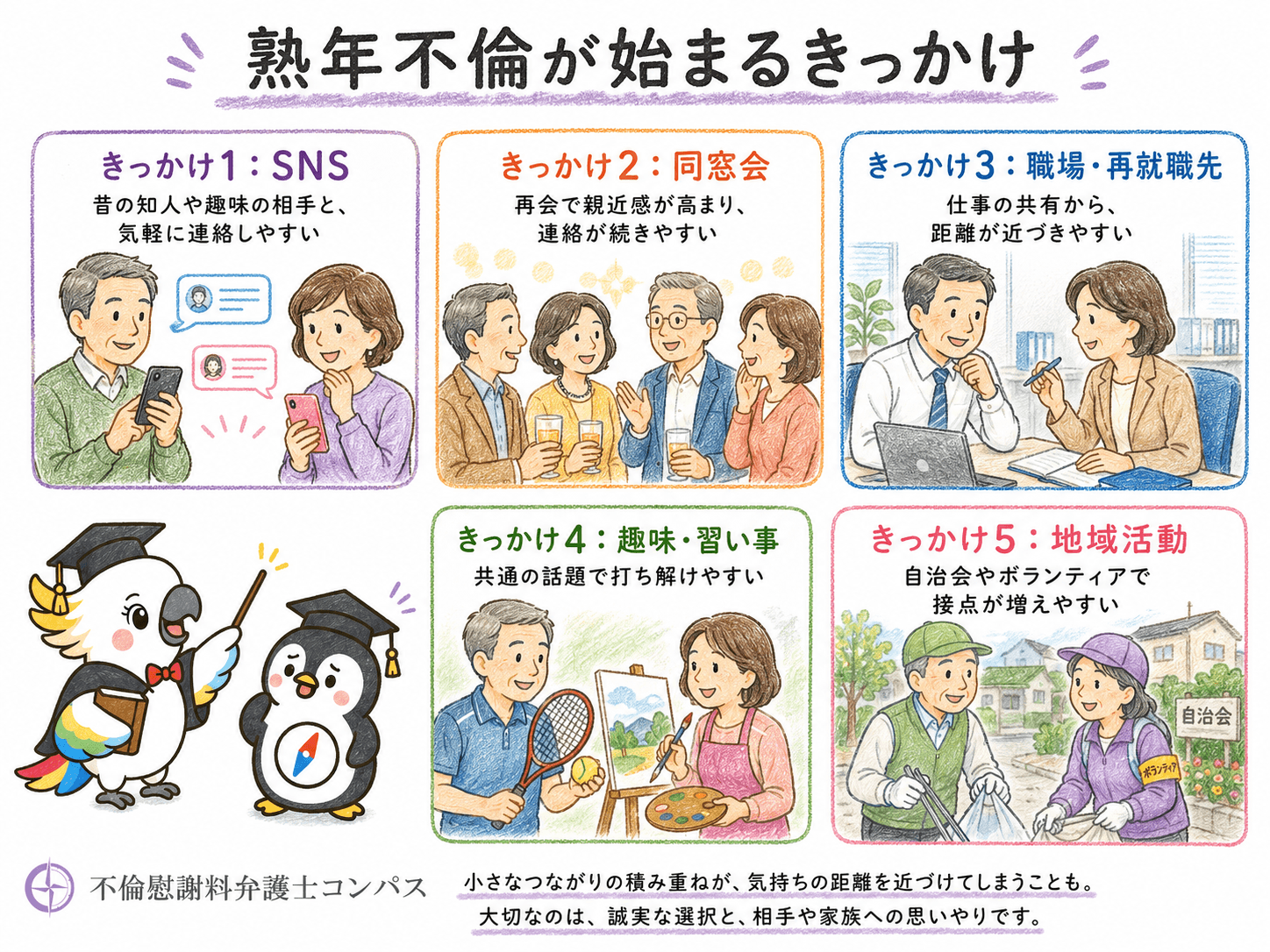 ９章　熟年不倫が始まるきっかけ５つ