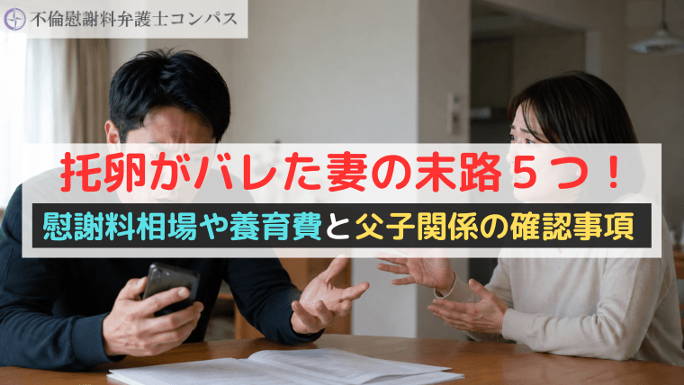 托卵がバレた妻の末路５つ！慰謝料相場や養育費と父子関係の確認事項