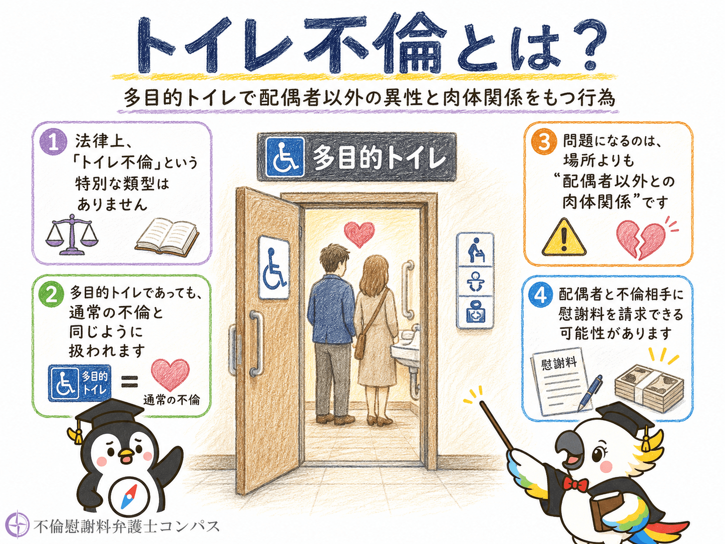 ２章　トイレ不倫とは｜多目的トイレで肉体関係をもつ行為