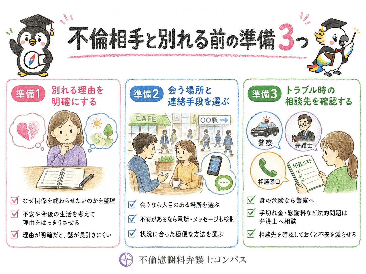３章　不倫相手と別れる前の準備３つ