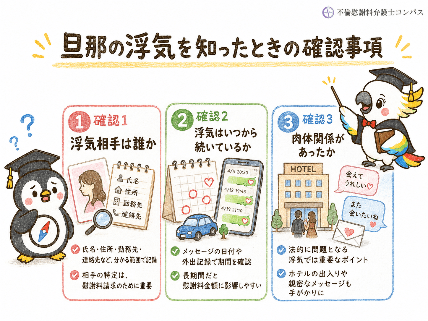 ５章　【発覚後】旦那の浮気を知った賢い妻の確認事項３つ