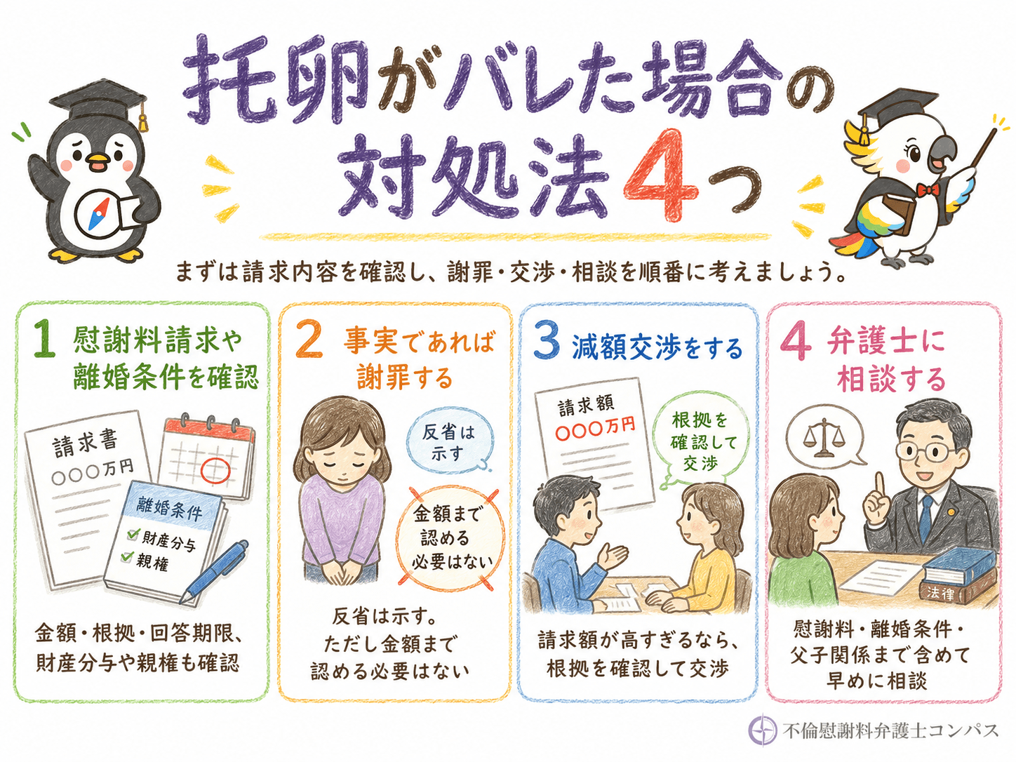 ６章　托卵がバレた場合の対処法４つ