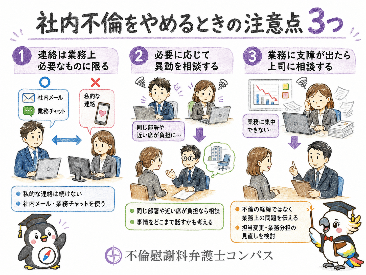６章　社内不倫をやめるときの注意点３つ