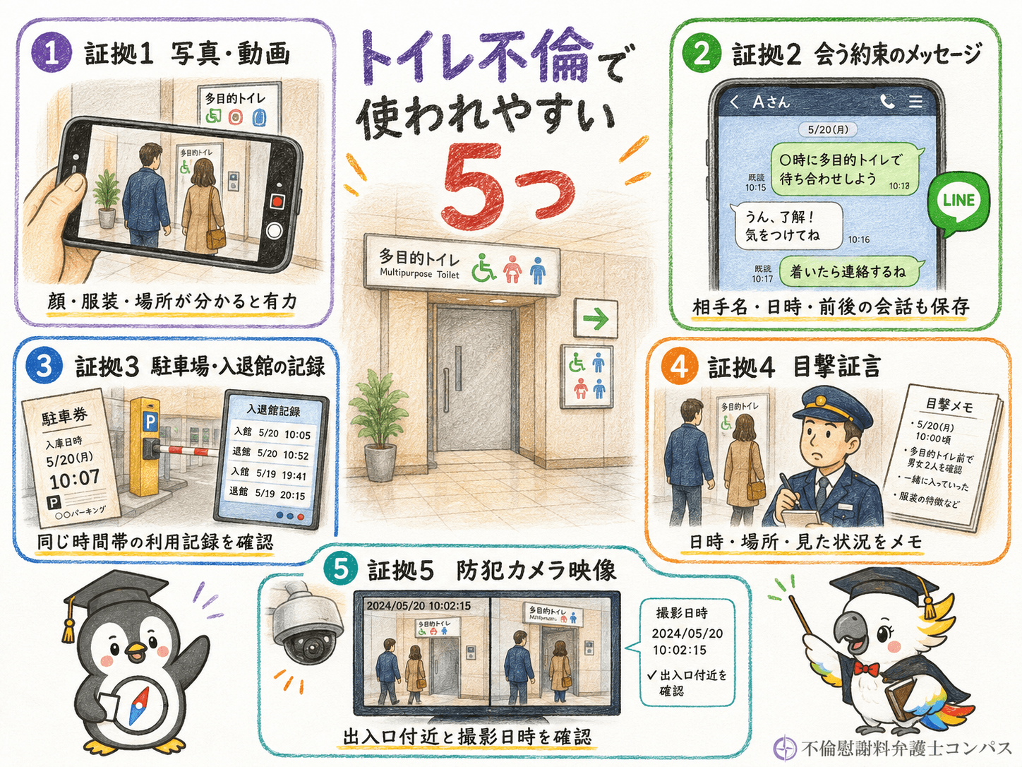 ７章　トイレ不倫で使われやすい証拠５つ