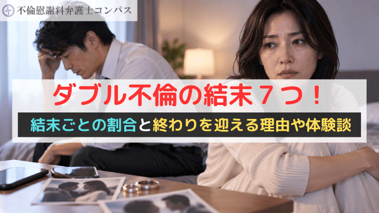 ダブル不倫の結末７つ！結末ごとの割合と終わりを迎える理由や体験談