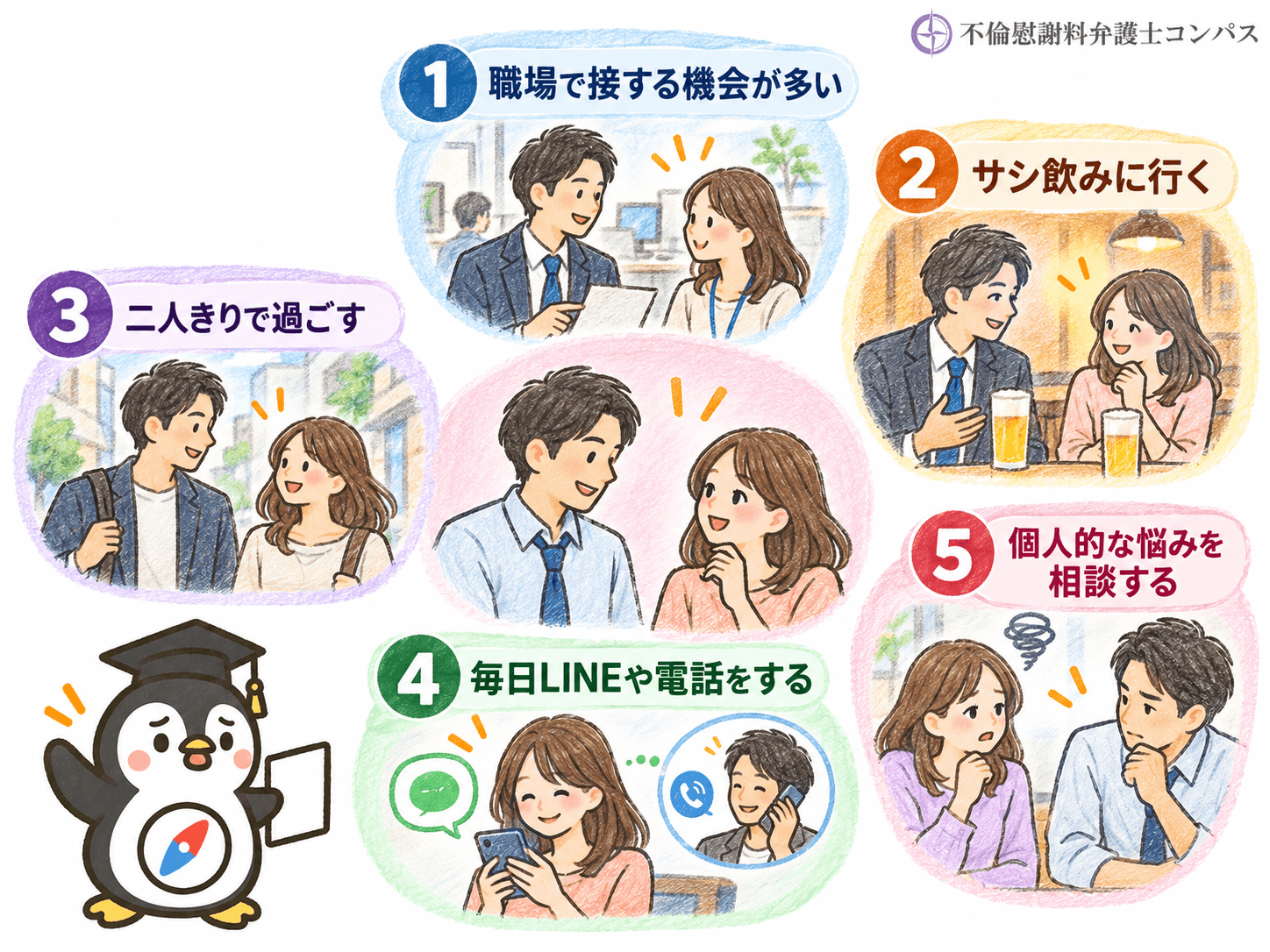 ３章　既婚男性と独身女性が仲良しになるきっかけ５つ