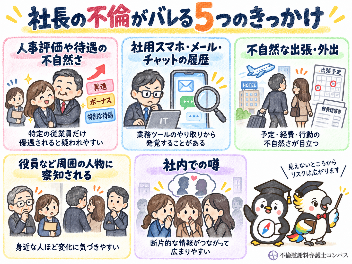 ４章　社長の不倫がバレるきっかけ５つ
