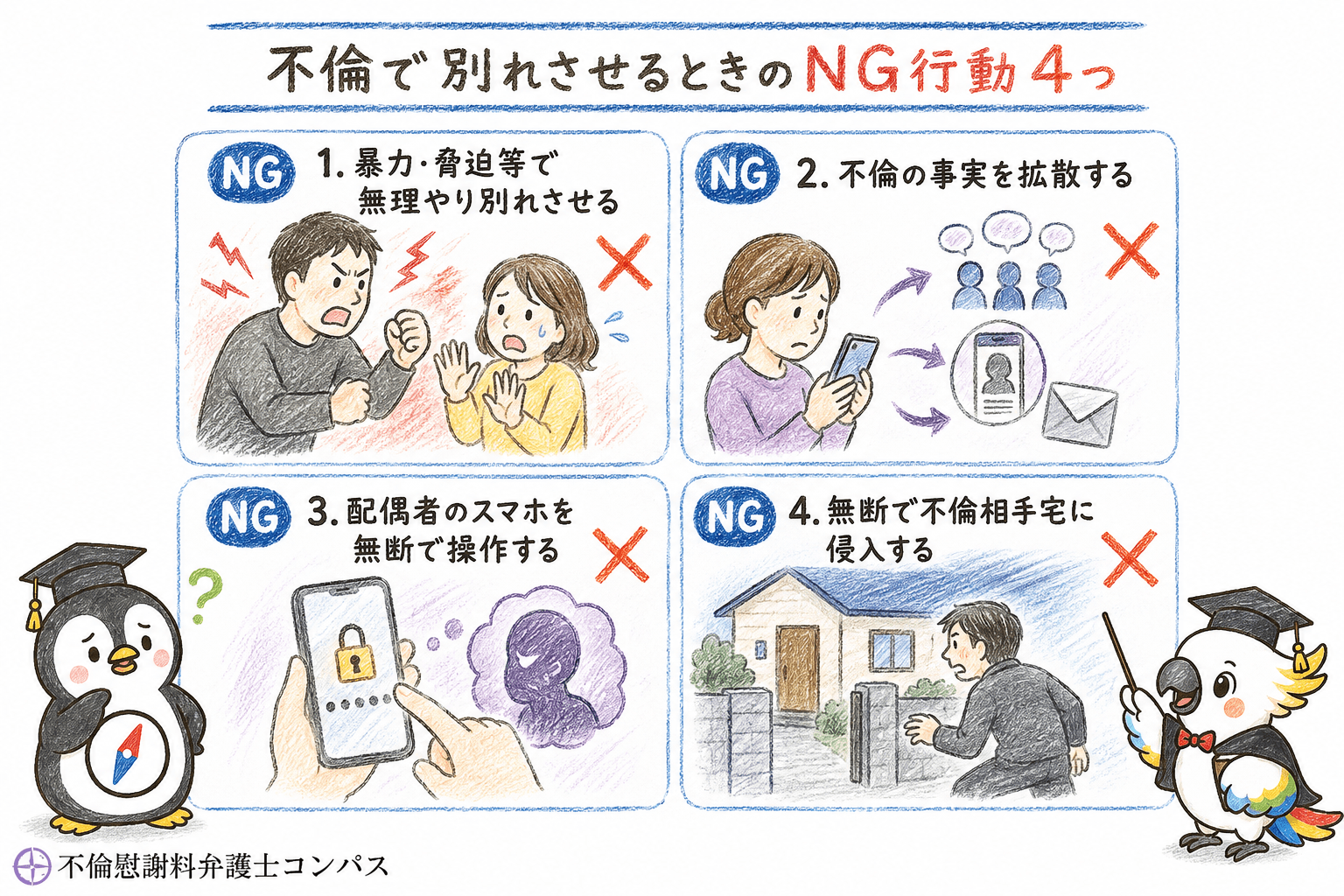 ５章　不倫で別れさせるときのＮＧ行動４つ