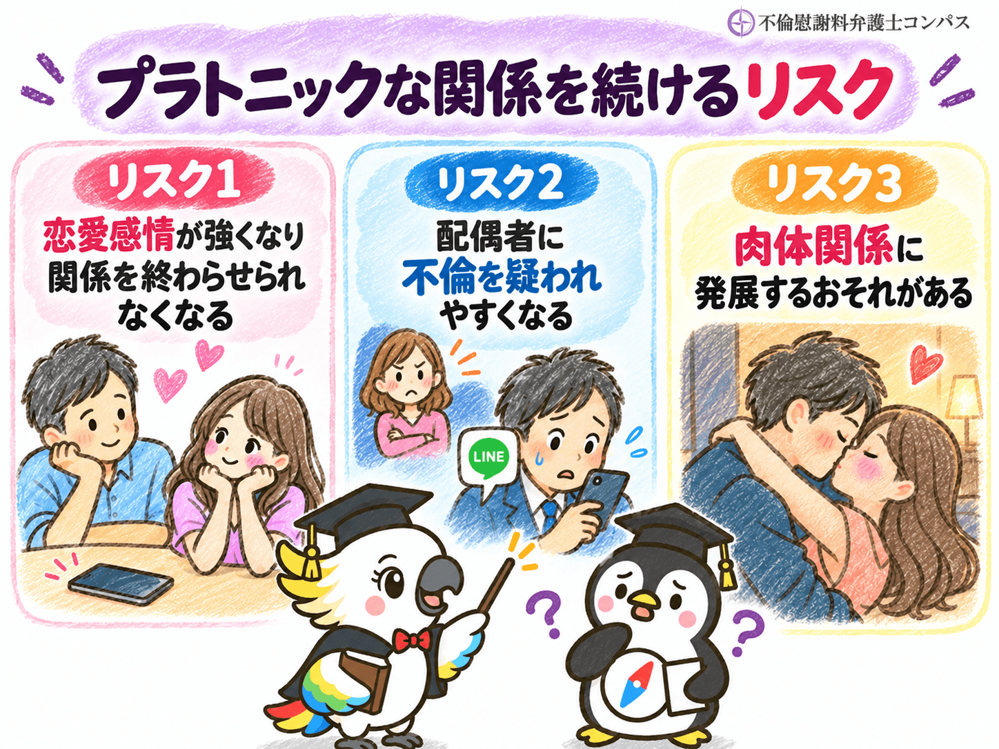 ５章　既婚男性と独身女性がプラトニックな関係を続けるリスク３つ