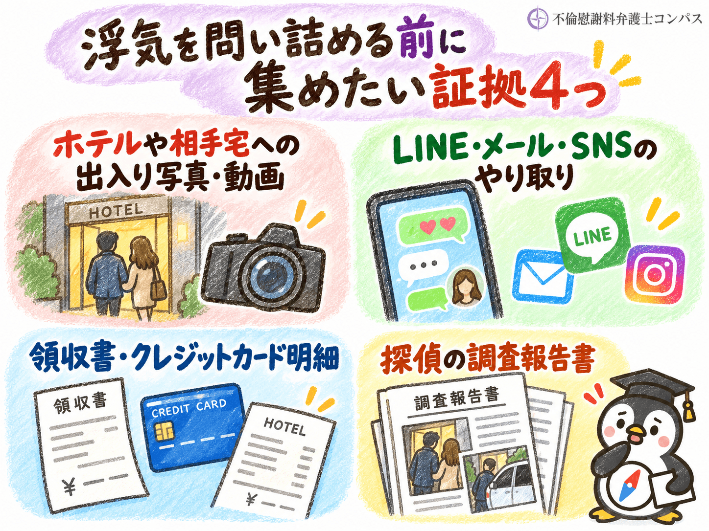 ５章　浮気を問い詰める前に集めたい証拠４つ