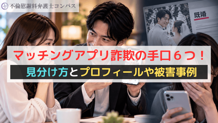 マッチングアプリ詐欺の手口６つ！見分け方とプロフィールや被害事例