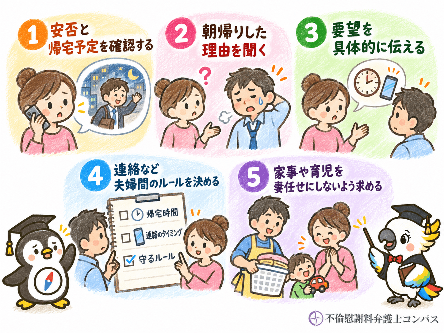 ３章　旦那が朝帰りした場合の適切な対処法５つ
