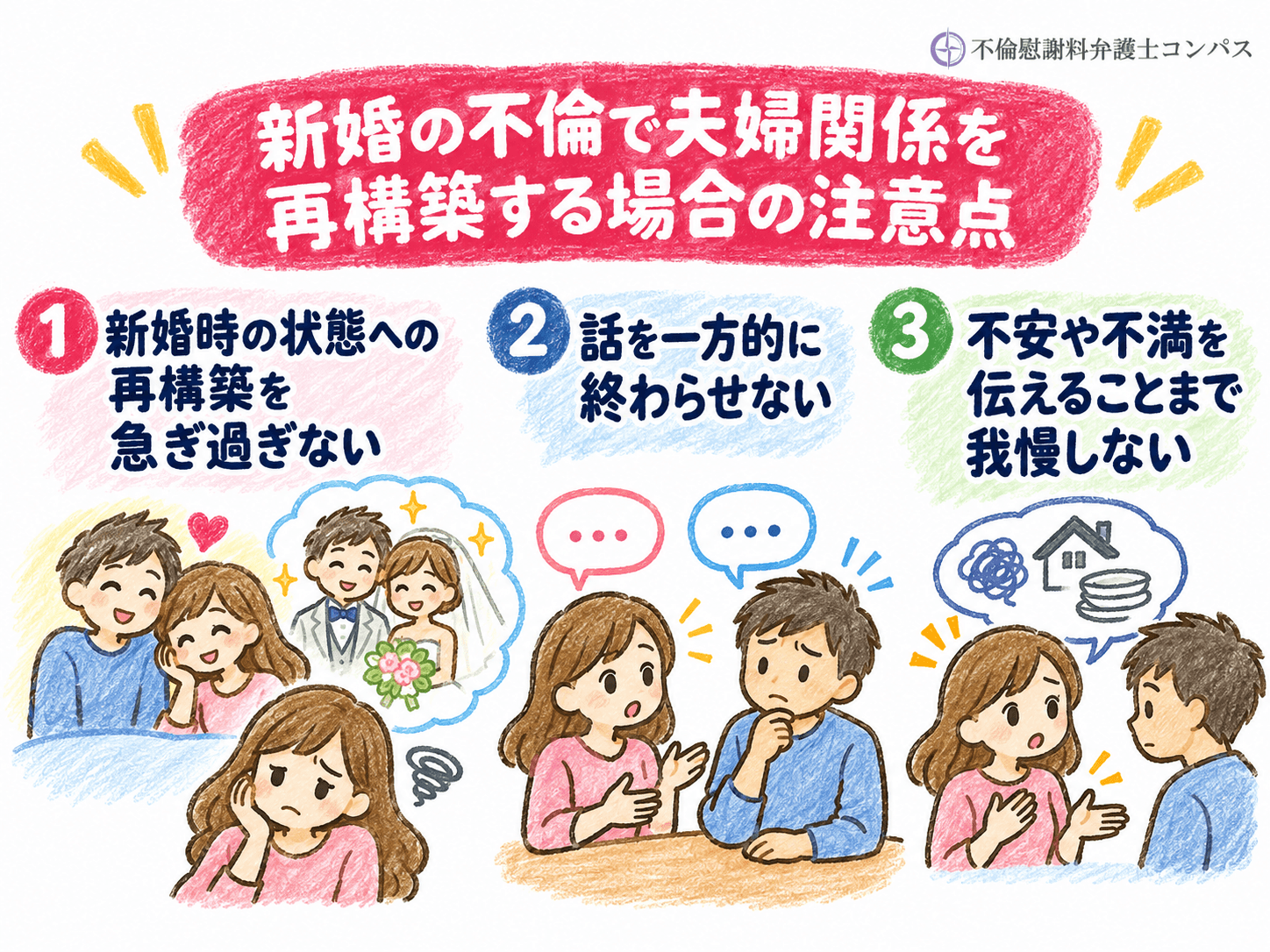 ８章　新婚の不倫で夫婦関係を再構築する場合の注意点３つ