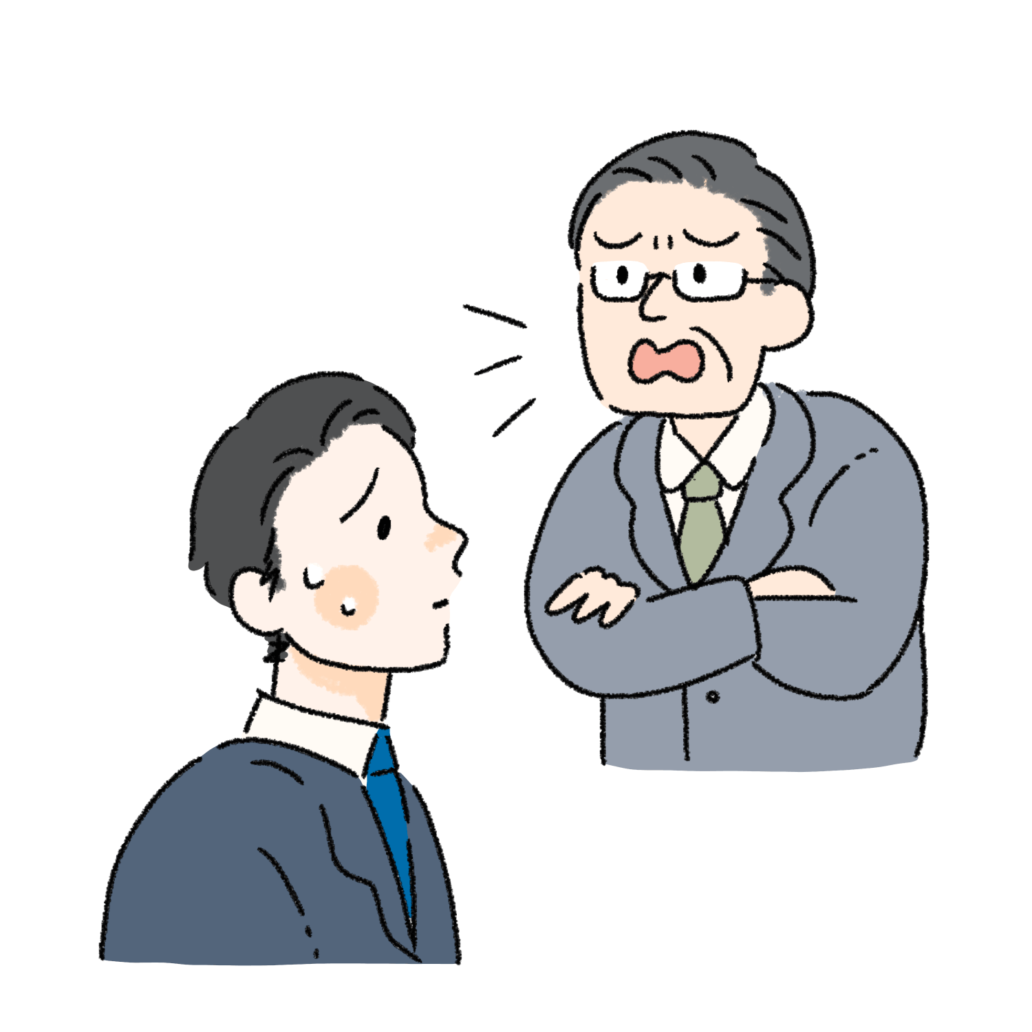 退職勧奨イラスト