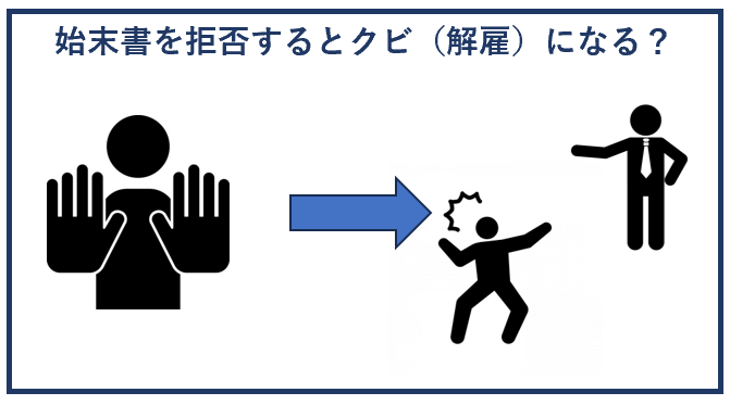 始末書を拒否するとクビ（解雇）になる？