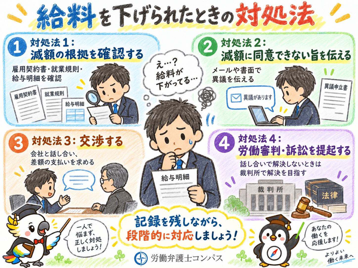 ５章　勝手に給料下げられた場合の対処法