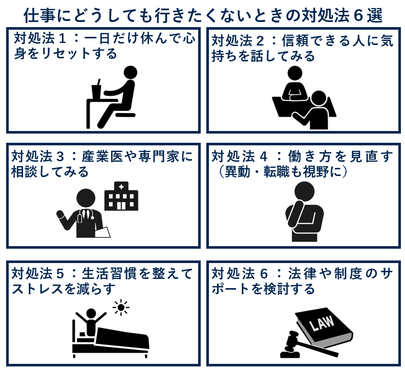 仕事にどうしても行きたくないときの対処法６選