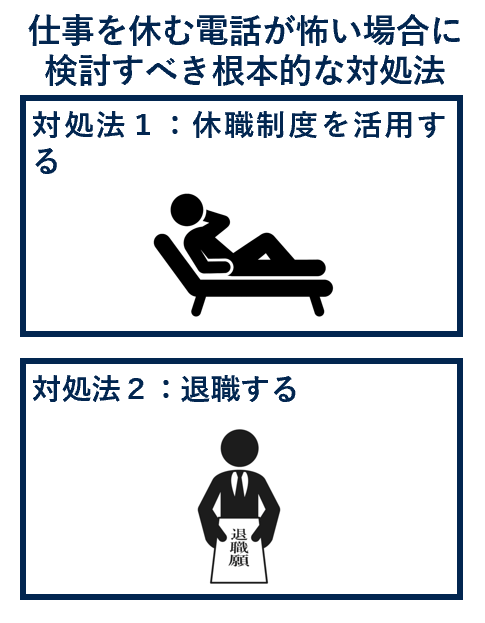 仕事を休む電話が怖い場合に検討すべき根本的な対処法