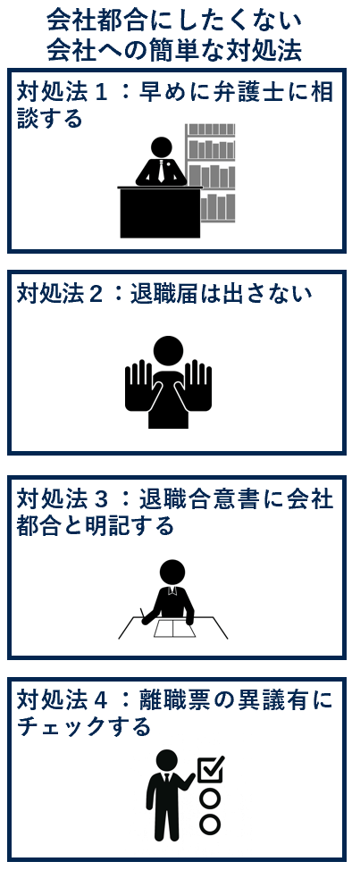 会社都合にしたくない会社への簡単な対処法
