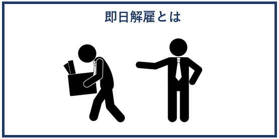 即日解雇とは