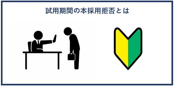 試用期間の本採用拒否