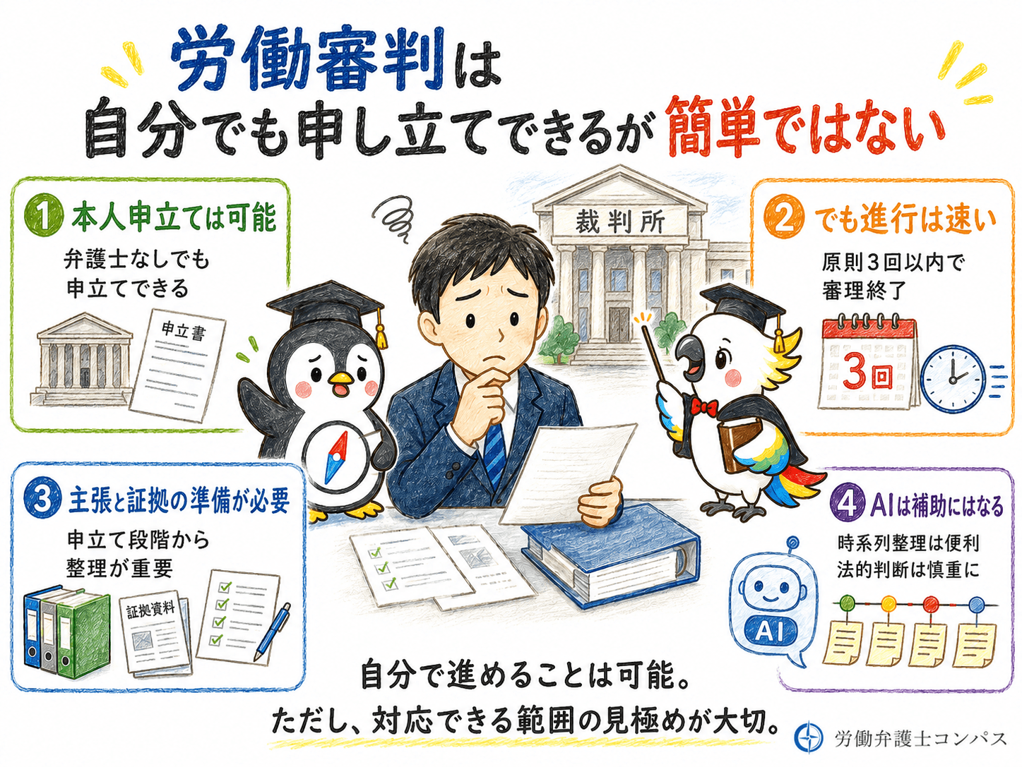 １章　労働審判は自分でも申し立てできるが簡単ではない (2)