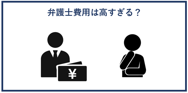 弁護士費用は高すぎる