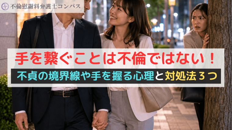 手を繋ぐことは不倫ではない！不貞の境界線や手を握る心理と対処法３つ