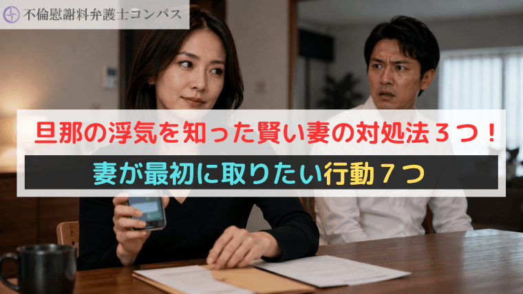 旦那の浮気を知った賢い妻の対処法３つ！妻が最初に取りたい行動７つ