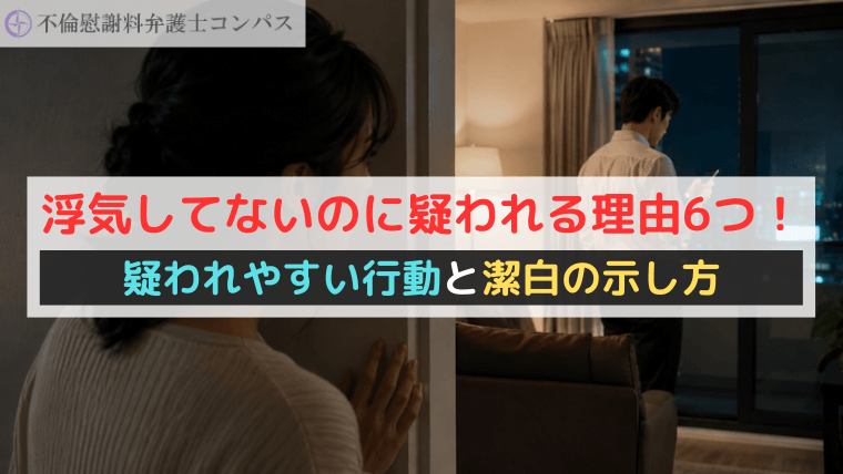 浮気してないのに疑われる理由6つ！疑われやすい行動と潔白の示し方